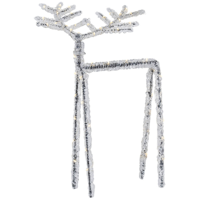 Star Trading LED-Rentier Icy Deer, 50 warmweiße LEDs