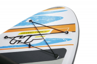 Bestway Hydro-Force SUP Allround Board-Set White Cap mit Paddel und Kajak-Sitz