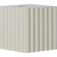 STAR Trading Leuchte Box 10cm E27 mit Schalter beige