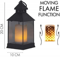 STAR Trading LED-Laternen-Display Flame Lantern 6tlg.