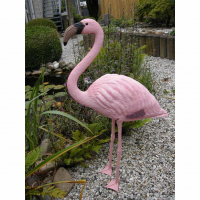 Ubbink Flamingo mit zwei Füßen, inkl. Erdspieß, H 90 cm