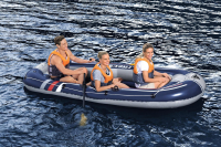 Bestway Hydro-Force Schlauchboot-Set für 3 Erwachsene + Kind Treck X3 307 x 126 x 39 cm