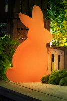 8 seasons - Motivleuchte Shining Rabbit 70 cm weiß RGB