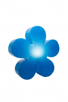 8 seasons - Motivleuchte Shining Flower Durchmesser 40 cm blau Solar