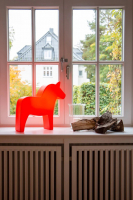 8 seasons - Motivleuchte Shining Dala Horse 43 cm rot (veredelt) LED