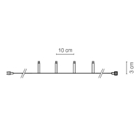 Mark Slöjd LED-Minilichterkette Chrissline Combi 230V-System 5m